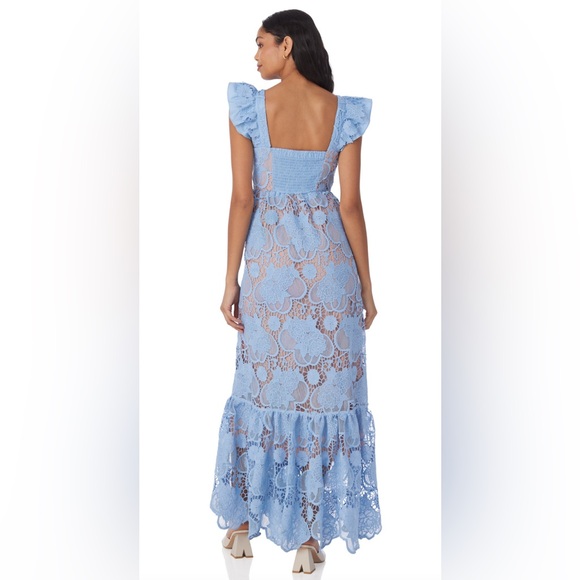 crosby. Dresses & Skirts - Crosby ‘Byrdie’ Crochet Tiered Maxi Dress